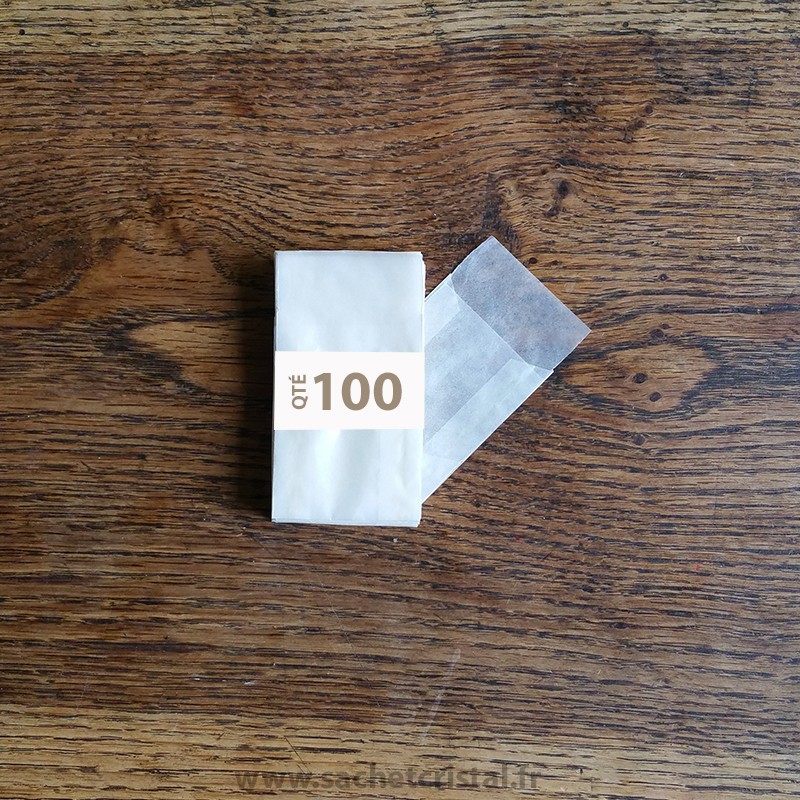 Sachets Cristal 45 x 60 mm – rabat 20 à 30 mm – 100 unités – image produit