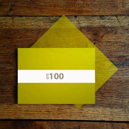 Feuilles papier cristal couleur jaune A4 210 x 297 mm