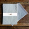 Sachets Cristal 165 x 215 mm – rabat 20 mm – 100 unités – image produit