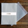 Sachets Cristal 185 x 235 mm – rabat 30 mm – 100 unités – image produit