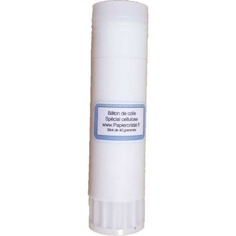 Bâton de colle spécial sachet cellulose