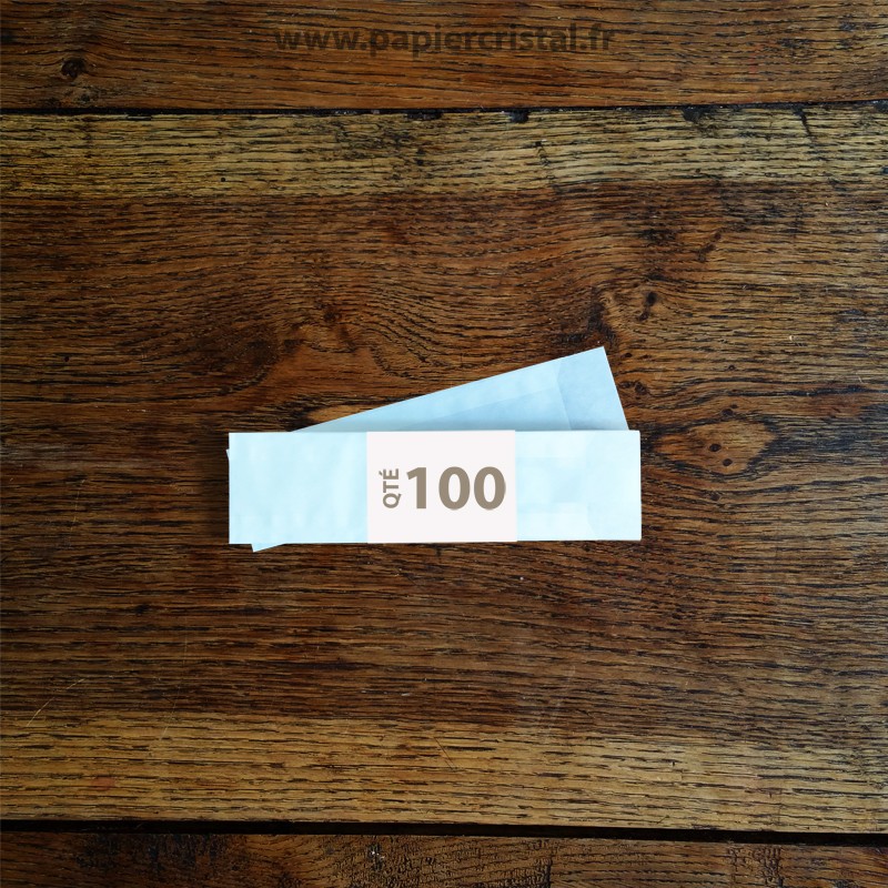 100 Étuis cristal 42 x 140 plus rabat 20mm