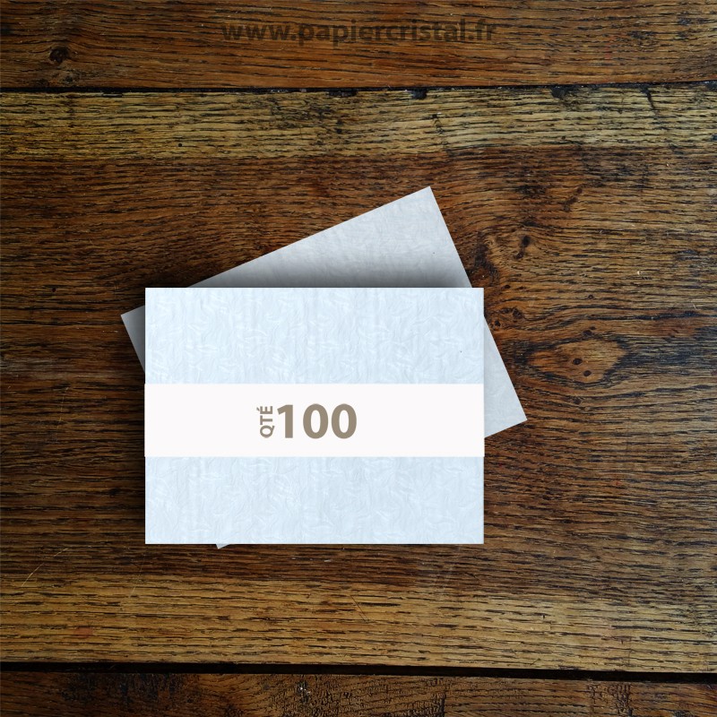 Feuilles papier cristal gaufré avec motif floral A5 148 x 210 mm