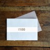 Feuilles papier cristal gaufré lin A4 210 x 297 mm – 100 unités – image produit