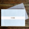 Feuilles papier cristal gaufré lin A3 297 x 420 mm – 100 unités – image produit