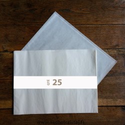 Pochettes cristal 410 x 305 rabat 10 mm
