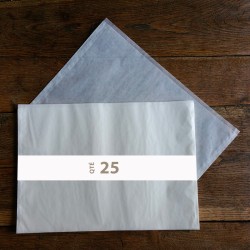 Pochettes cristal 440 x 305 rabat 10 mm