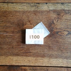 Pochettes Cristal 65 x 65 rabat 10 mm