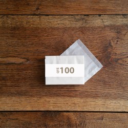 Pochettes cristal 110 x 70 rabat 10 mm