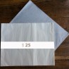 Pochettes cristal 530 x 418 mm – rabat 4 mm – 25 unités – image produit