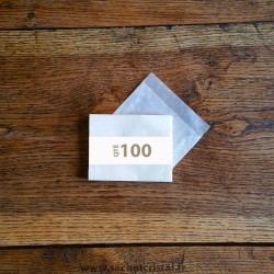 Pochettes cristal 110 x 70 rabat 10 mm