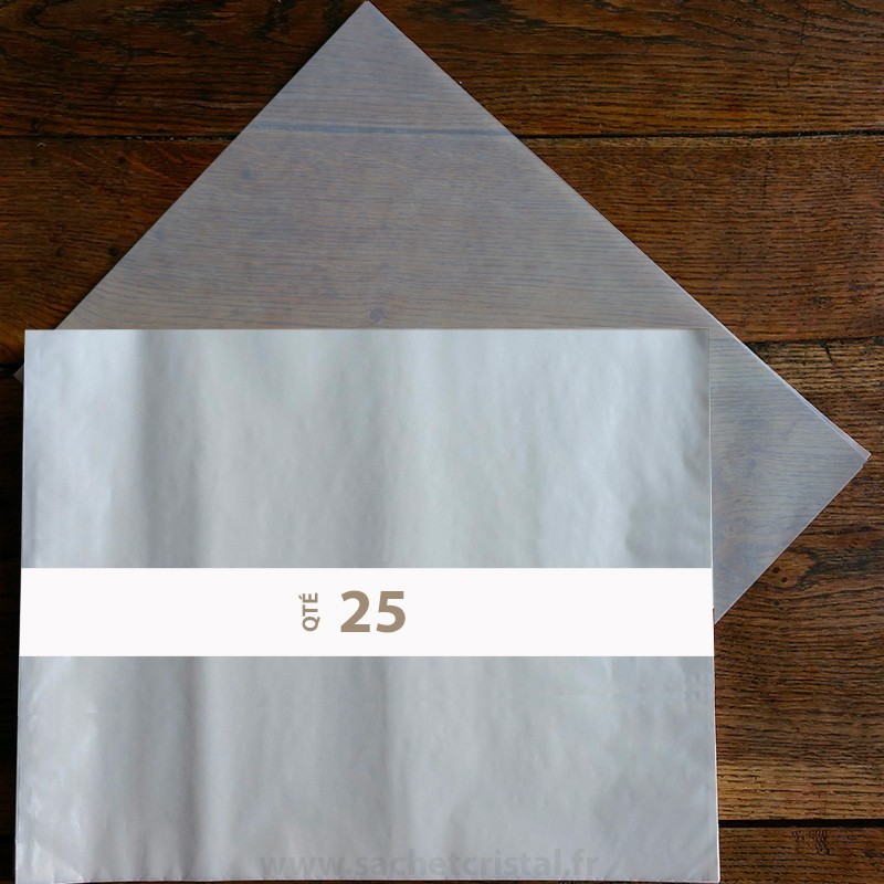 Feuilles papier cristal 60 x 80 cm par paquet de 25