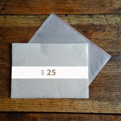 Pochettes cristal 330 x 255 rabat 10 mm