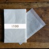 Sachets Cristal 135 x 185 mm – rabat 10 mm – 100 unités – image produit